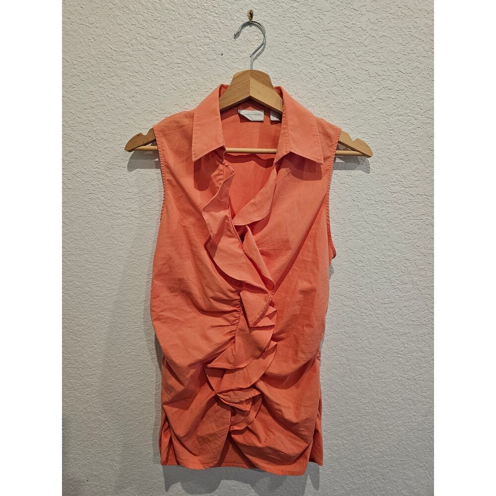 New York & co peachy blouse sz Medium